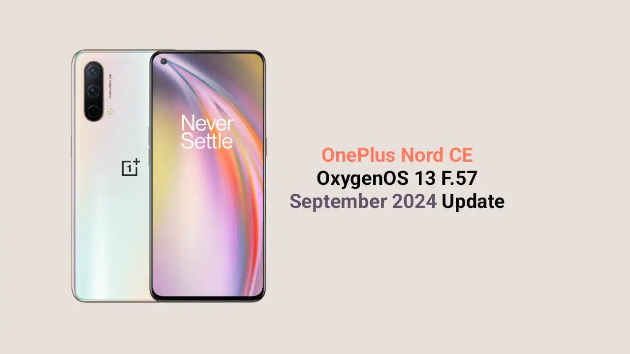 OnePlus Nord CE September 2024 update